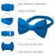 Метелик Bow Tie House великий Azure з габардину 10026L - зображення 2