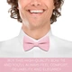 Бабочка Bow Tie House Blush Pink льняная - большая 00136L - изображение 5