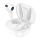 Беспроводные Bluetooth наушники Borofone BW18 в кейсе с LED индикатором и сенсорным управлением стерео гарнитура Белые - изображение 2