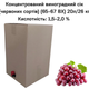 Концентрований виноградний сік Eva червоних сортів 65-67 ВХ BAG IN BOX 20л/26 кг - зображення 1