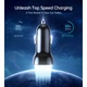 Зарядний пристрій Choetech car 2хUSB-C 40W PD black (TC0008-BK) - зображення 4