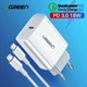 Зарядний пристрій Ugreen CD137 Type-C PD 20W Charger (White) (60450) - зображення 3