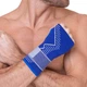 Напульсник эластичный для фиксации запястья Sibote 7023 размер L-XL Blue - изображение 1