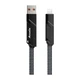 Дата кабель USB 2.0 AM/USB-C to Lightning + Type-C 1.5m PD-B96th Black Proda (PD-B96th-BK) - изображение 1
