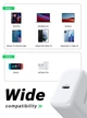 Сетевое зарядное устройство Ugreen CD272 33W PD3.0 QC4.0 Smart Fast Charger Белый - изображение 3