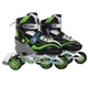 Коньки роликовые SportVida 4 в 1 SV-LG0034 Size 31-34 Black/Green/White - изображение 4