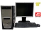 Комплект ПК: Asus Tower / Core 2 Duo E8200 (2 ядра по 2.66GHz) / 4GB DDR2 / 250GB HDD / ATI Radeon HD 2400 PRO, 256MB DDR2, 64-bit / DVD-ROM + Монітор HP L1940T / 19" TN / VGA, DVI, USB + Клавіатура, миш і кабелі б/в - зображення 1