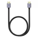 Кабель Baseus High Definition Series Graphene HDMI to HDMI 4K Adapter Cable 1m (WKGQ020001) Black - изображение 1