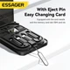 Кабель Essager Type-C to Type-C + Набор переходников коннекторов Multifunctional data cable storage box Black (ECJHZ-JH01-P) - изображение 3