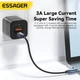 Кабель Essager Type-C to Type-C + Набор переходников коннекторов Multifunctional data cable storage box Black (ECJHZ-JH01-P) - изображение 4