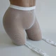 Сексуальні колготки-сітка з мерехтливими стразами Sexy OneSize білий (1-145) - изображение 4