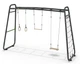 Спортивний комплекс воркаут Exit Toys Get Set MB310 Сірий 379 х 248 х 115 см - зображення 1
