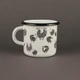 Кружка эмалированная Enamel mug с принтом Полонина белая 400 мл - изображение 3