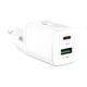 Мережевий зарядний пристрій QC 3.0 XO HN238A 30W/1 USB + 1 USB-C - зображення 1