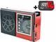 Аккумуляторное радио GOLON RD-OO2R FM/AM с Mp3 USB/SD радиоприемник MP3/WMA/WAV + Электронные часы с будильником и секундомером - изображение 1