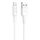 Кабель Hoco X25 USB – micro-USB 2 А 1 м білий - зображення 1