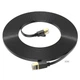 Мережевий кабель HOCO US07 General pure copper flat network cable(L=10M) Black (6931474780713) - изображение 4
