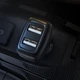 Автомобільний зарядний пристрій HOCO Z36 Dual port car charger set(Micro) Black (6931474727756) - зображення 9
