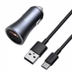 Автомобільний зарядний пристрій Baseus Golden Contactor Pro Dual Quick Charger Car Charger U+C 40W - зображення 1