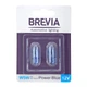 Лампа накаливания Brevia W5W 12V 5W W2.1x9.5d Power Blue B2, 2шт - изображение 1