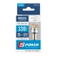 Автолампа Brevia S-Power LED P21W 330 Lm 15x2835SMD 12/24V CANbus 2 шт (10201X2) - изображение 1