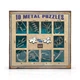 Набір металевих головоломок Eureka 10 Metal Puzzles Синій - зображення 1