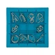 Набір металевих головоломок Eureka 10 Metal Puzzles Синій - зображення 2