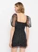 Платье короткое летнее женское H&M 0898437 34 Черное (SZ2000215059938) - изображение 2