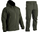 Тактический мужской костюм Softshell Spartan демисезонный Olive - M (Kali) - изображение 1