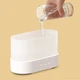 Зволожувач повітря з імітацією полум'я та диму Humidifier 3D-Flame 0.25л ароматизатор, живлення USB Type-C, підсвічування Білий - зображення 5