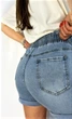 Шорти джинсові New Jeans на резинці Блакитні 25 (40-42) - зображення 3