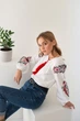 Сорочка вишиванка жіноча Жарптиця розмір XXL від MEREZHKA - зображення 9