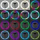 Кольцевая лампа WALKER RGB (26см) + стойка на підлогу (2,1м) WLR-2650R - изображение 2