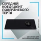 Ігрова поверхня Logitech G240 Тканинна поверхня Чорний - зображення 1