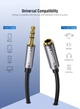 Кабель UGREEN AV118 3.5mm Male to 3.5mm Female 2m Gray (10594) - изображение 3