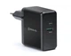 Мережевий зарядний пристрій REAL-EL CH-350 QC3.0 (2USB, 3A) Black - зображення 3