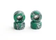 Колеса для фингерборда с подшипниками Just Skate Swirl Green - изображение 1