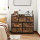 Комод у стилі loft з ящиками з тканини KidsbunkBed 98 x 28,5 x 85 см колір чорний коричневий -COPY- - зображення 3