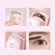 Портативна електрична плойка для вій Eyelash Iron акумуляторна 2 температурні режими Pink - зображення 9
