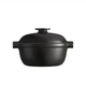 Кастрюля с крышкой Emile Henry Delight 4 л черная (776640) - изображение 2
