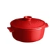 Кастрюля с крышкой Emile Henry Cookware 5,3 л красная (344553) - изображение 1