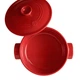 Кастрюля с крышкой Emile Henry Cookware 5,3 л красная (344553) - изображение 2