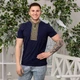 Трикотажна вишиванка з орнаментом MEREZHKA розмір 2XL - зображення 1