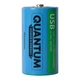 Акумулятори літій-іонні Quantum USB Li-ion D 1.5V, 5200mAh plastic case, 2шт/уп - зображення 3