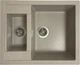 Кухонная мойка ADAMANT Duplex 610x495x200 Терра-07 с сифоном Nova - изображение 1
