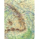 Україна. Фізична карта, м-б 1:2 500 000 (ламінована на планках). Картографія - изображение 2