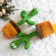 Танцующий кактус, музыкальная игрушка, Dancing Cactus TikTok кактус у вазоне 34 см green - изображение 5