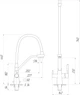 Смеситель-кран кухонный с подключением к фильтру GLOBUS LUX Lazer GLLR-0700-L-08-06 - изображение 6