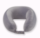 Ортопедическая дорожная подушка-бублик под шею Travel Pillow от Correct Shape, чехол велюр, цвет Серый, 28х27,5х14 см - изображение 1