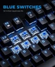 Механическая комбинированная клавиатура и мышь RGB Havit HV-KB389L (немецкая раскладка) - изображение 3